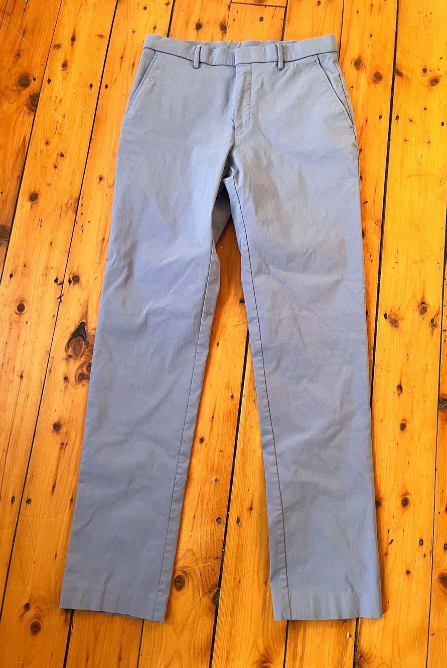 Tommy Hilfiger Men's Performance Stretch Dress Pants Light Blue Size 32x34